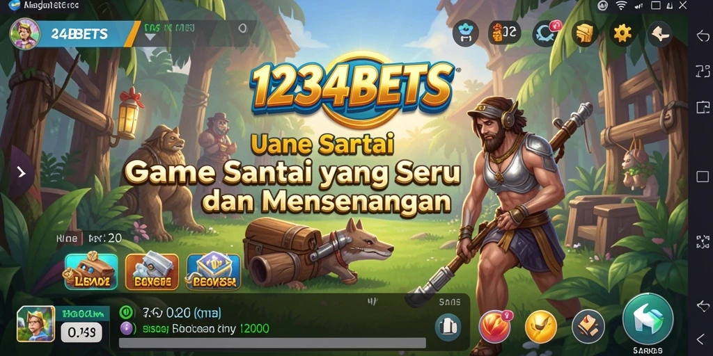 Screenshot gameplay 1234BETS menampilkan tantangan seru dan interaksi menyenangkan.