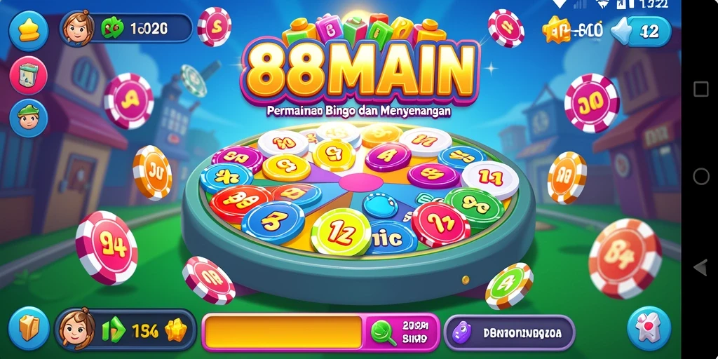 Screenshot gameplay 88MAIN: serunya bermain Bingo bersama teman.