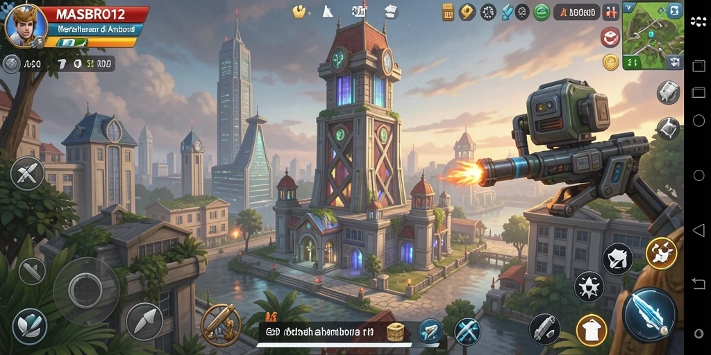 Tampilan screenshot dari gameplay Tower Defense yang seru dan menantang.
