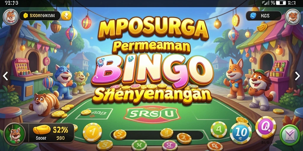 Tampilan gameplay seru dari MPOSURGA dalam permainan Bingo.