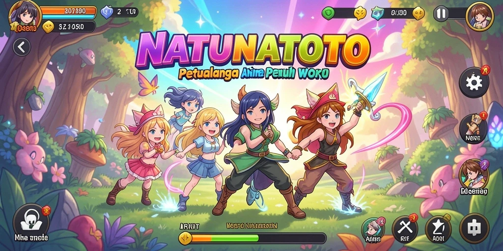 Tangkapan layar gameplay yang epik di NATUNATOTO.