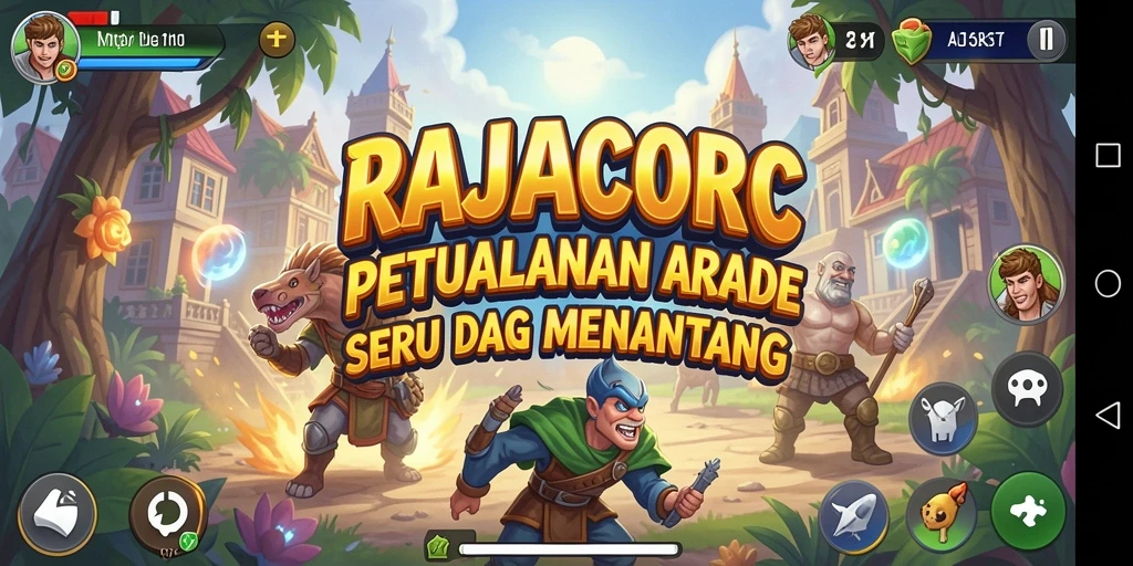 Tampilan gameplay RAJACORC yang seru dan penuh aksi.