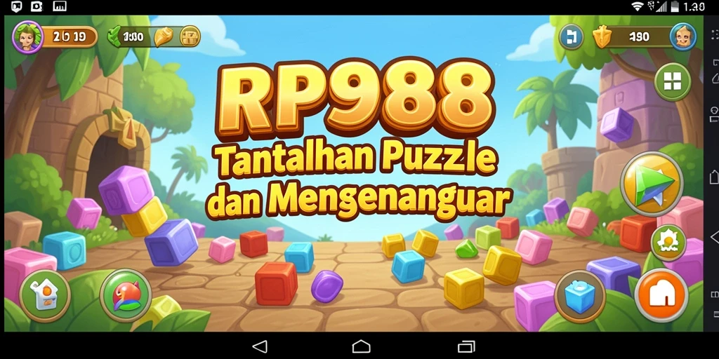 Screenshot menunjukkan gameplay RP888 yang penuh tantangan.