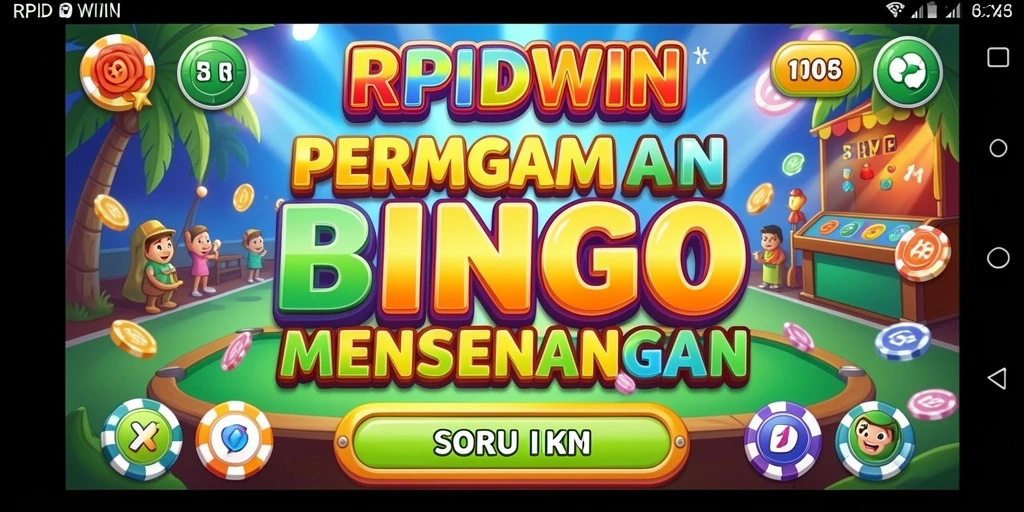 Tampilan gameplay RPIDWIN dengan keseruan Bingo.