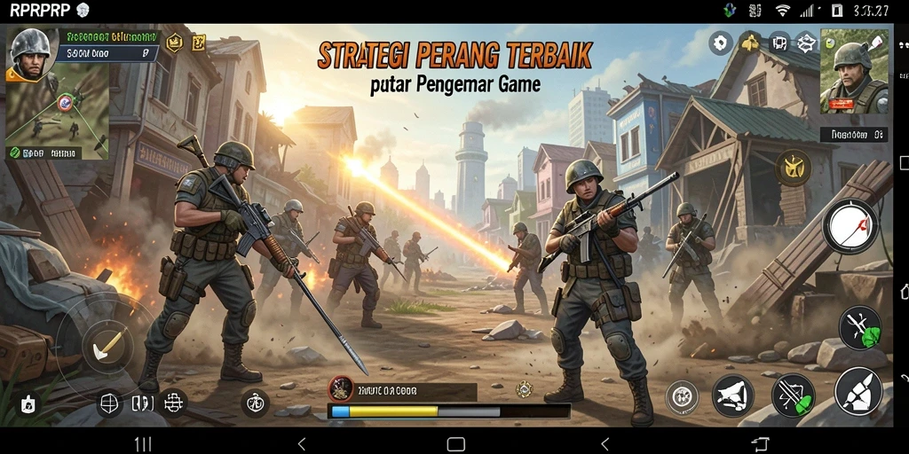 Tampilan dalam gameplay RPRPRP yang menegangkan dan penuh strategi.