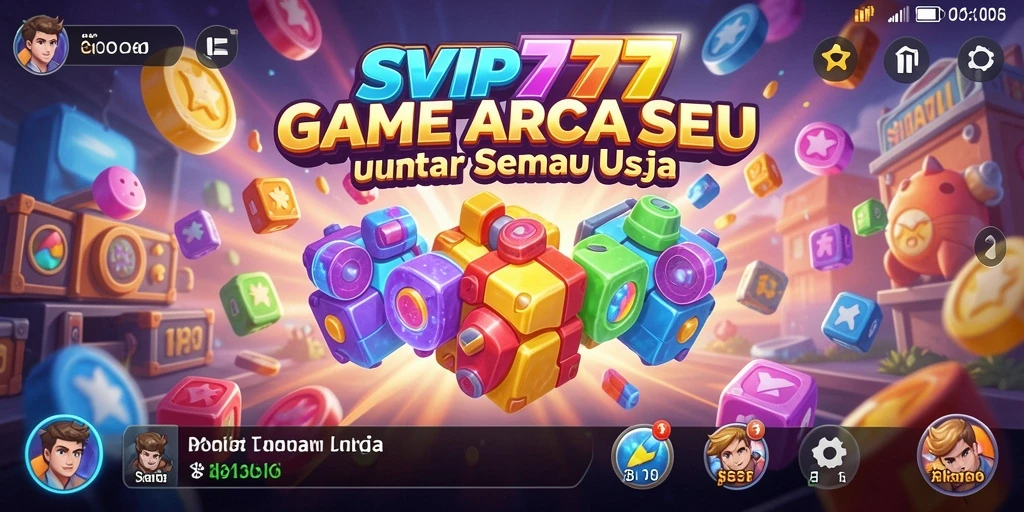 Gameplay seru SVIP777 dengan tantangan Arcade yang adiktif.
